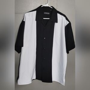 Luxton Legacy Black and White Men's Shirt Size (XL)
